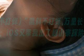 “黑料不打烊,万里长征传”：iOS又带我出了趟山寨探险